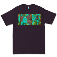 Plum koala license plate Premium Tee - BarkalooDesign