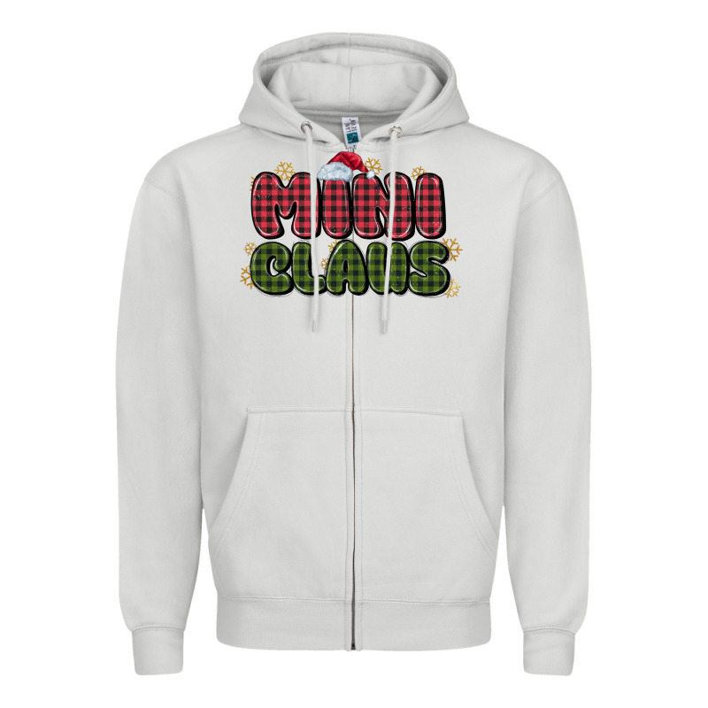 Mini Claus Zipper Hoodie by MaliasSmallBusiness | Teevron