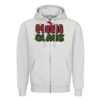 Dove Grey mini claus Zipper Hoodie - MaliasSmallBusiness