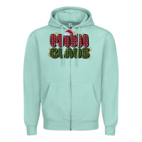 Seafoam mini claus Zipper Hoodie - MaliasSmallBusiness