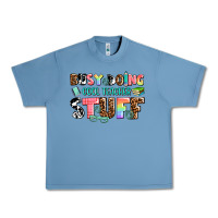 Pebble Blue busy doing cool teacher stuff Urban Heavy Tee - AdoDesignShop