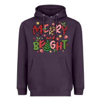 Plum merry and bright Heavyweight Hoodie - MaliasSmallBusiness
