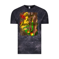 Cloud Black steppin' in to juneteenth Vintage Tee - HRA Design Shop