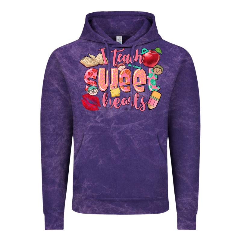 I Teach Sweet Hearts Valentine's Day Teacher Vintage Hoodie by FaDigitalArtStudio | Teevron