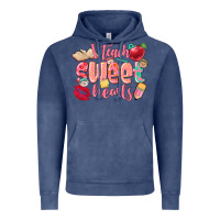 Vintage Denim i teach sweet hearts valentine's day teacher Vintage Hoodie - FaDigitalArtStudio