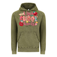 Vintage Olive i teach sweet hearts valentine's day teacher Vintage Hoodie - FaDigitalArtStudio