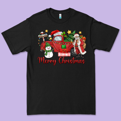 Premium Tee merry christmas truck