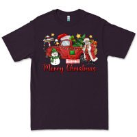 Plum merry christmas truck Premium Tee - MaliasSmallBusiness