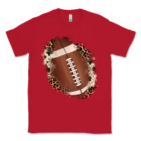 Red football cowhide leopard patch Classic Tee - JahusDesignShop