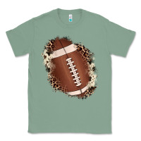 Sage football cowhide leopard patch Classic Tee - JahusDesignShop