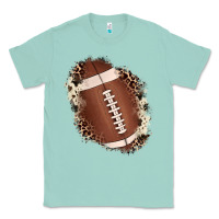 Seafoam football cowhide leopard patch Classic Tee - JahusDesignShop