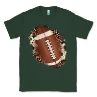 Sports Green football cowhide leopard patch Classic Tee - JahusDesignShop
