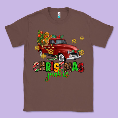 Christmas Junkie Classic Tee Designed By Adodesignshop