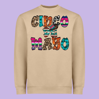 Cinco De Mayo Heavyweight Sweatshirt Designed By Racoondesign
