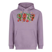 Lavender Christmas cups Heavyweight Hoodie - MaliasSmallBusiness