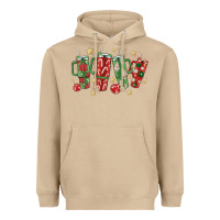 Mushroom Christmas cups Heavyweight Hoodie - MaliasSmallBusiness