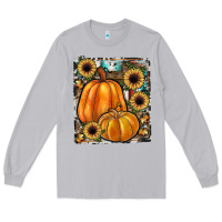 Moon Dust sunflowers, pumpkin, cowhide, serape Long Sleeve Tee - JahusDesignShop