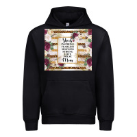 Black mother's day she is inspiring fearless selfless strong love wilse mom  Urban Hoodie - TumblerDesignByShophia