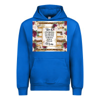 Cobalt mother's day she is inspiring fearless selfless strong love wilse mom  Urban Hoodie - TumblerDesignByShophia