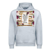 Heather Grey mother's day she is inspiring fearless selfless strong love wilse mom  Urban Hoodie - TumblerDesignByShophia