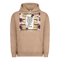 Pigment Burro mother's day she is inspiring fearless selfless strong love wilse mom  Urban Hoodie - TumblerDesignByShophia