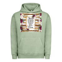 Pigment Oil Green mother's day she is inspiring fearless selfless strong love wilse mom  Urban Hoodie - TumblerDesignByShophia
