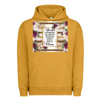 Pigment Peanut Butter mother's day she is inspiring fearless selfless strong love wilse mom  Urban Hoodie - TumblerDesignByShophia