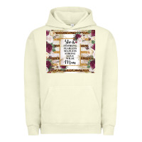 Pigment Pistachio mother's day she is inspiring fearless selfless strong love wilse mom  Urban Hoodie - TumblerDesignByShophia