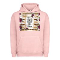 Pigment Salmon mother's day she is inspiring fearless selfless strong love wilse mom  Urban Hoodie - TumblerDesignByShophia