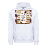 White mother's day she is inspiring fearless selfless strong love wilse mom  Urban Hoodie - TumblerDesignByShophia
