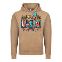 Vintage Coffee God bless the USA 4th of july Vintage Hoodie - CowGirlArtShop