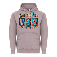 Vintage Zinc God bless the USA 4th of july Vintage Hoodie - CowGirlArtShop