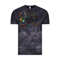 Cloud Black color outside the lines Vintage Tee - CowhideDigitalArt
