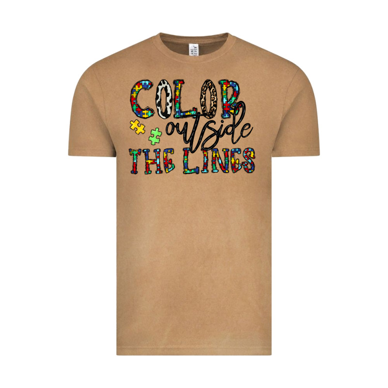 Color Outside The Lines Vintage Tee by CowhideDigitalArt | Teevron
