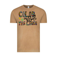 Vintage Camel color outside the lines Vintage Tee - CowhideDigitalArt