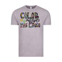 Vintage Zinc color outside the lines Vintage Tee - CowhideDigitalArt