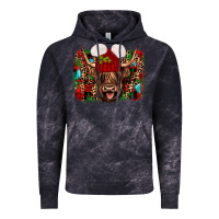 Cloud Black highland cow christmas Vintage Hoodie - JahusDesignShop