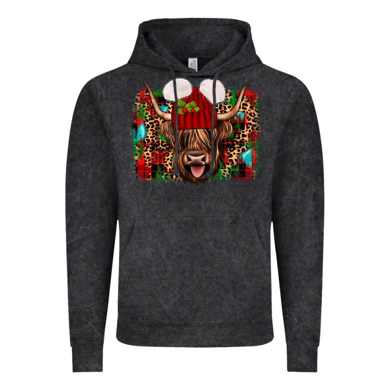 Highland Cow Christmas Vintage Hoodie by JahusDesignShop | Teevron