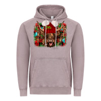 Vintage Zinc highland cow christmas Vintage Hoodie - JahusDesignShop