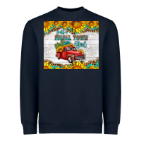 Navy just a small town girl with car Heavyweight Sweatshirt - HRA Design Shop