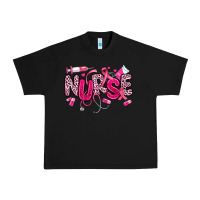 Black breast cancer nurse Urban Heavy Tee - JahusDesignShop