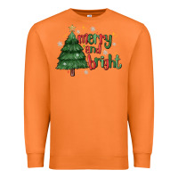 Carrot Merry And Bright Premium Sweatshirt - MaliasSmallBusiness