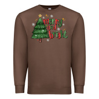 Chestnut Merry And Bright Premium Sweatshirt - MaliasSmallBusiness