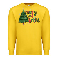 Lemon Merry And Bright Premium Sweatshirt - MaliasSmallBusiness