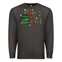 Smoke Merry And Bright Premium Sweatshirt - MaliasSmallBusiness