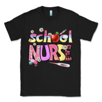 Black school nurse Classic Tee - BundleAndBundleShop