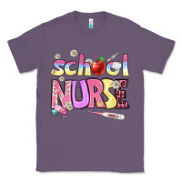 Lavender school nurse Classic Tee - BundleAndBundleShop