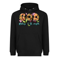 Black god is my refuge and strength Heavyweight Hoodie - MaliasSmallBusiness