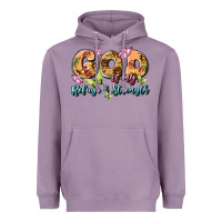 Lavender god is my refuge and strength Heavyweight Hoodie - MaliasSmallBusiness