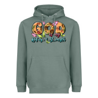 Sage god is my refuge and strength Heavyweight Hoodie - MaliasSmallBusiness